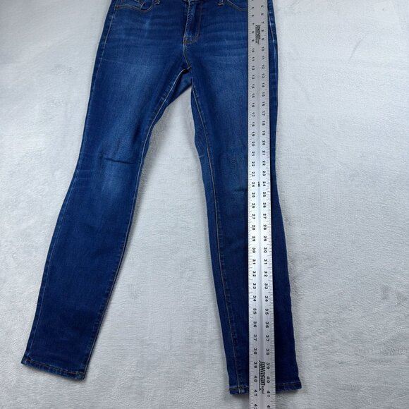 Old Navy Mid Rise Pop Icon Skinny Jeans Womens Size 10 Long Medium Wash Blue - Picture 10 of 11